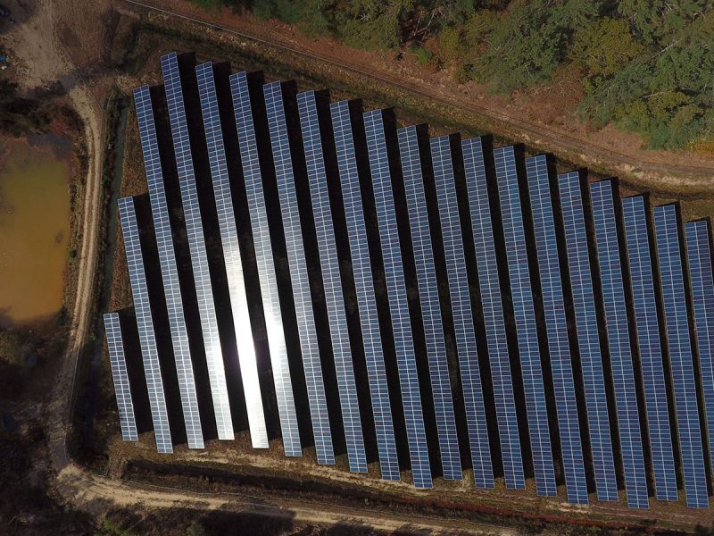 Carver Cranberry Bog / Carver, MA / 1.14 MW RBI Solar Inc